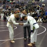 Showing respect before a match, 2014 Photo: Greg Jasnikowski