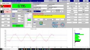 isotope gage operation screen