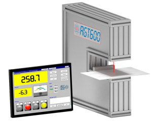 non-contact sample thickness measurement gauge