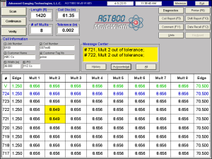 mult-width gauge measurements screen